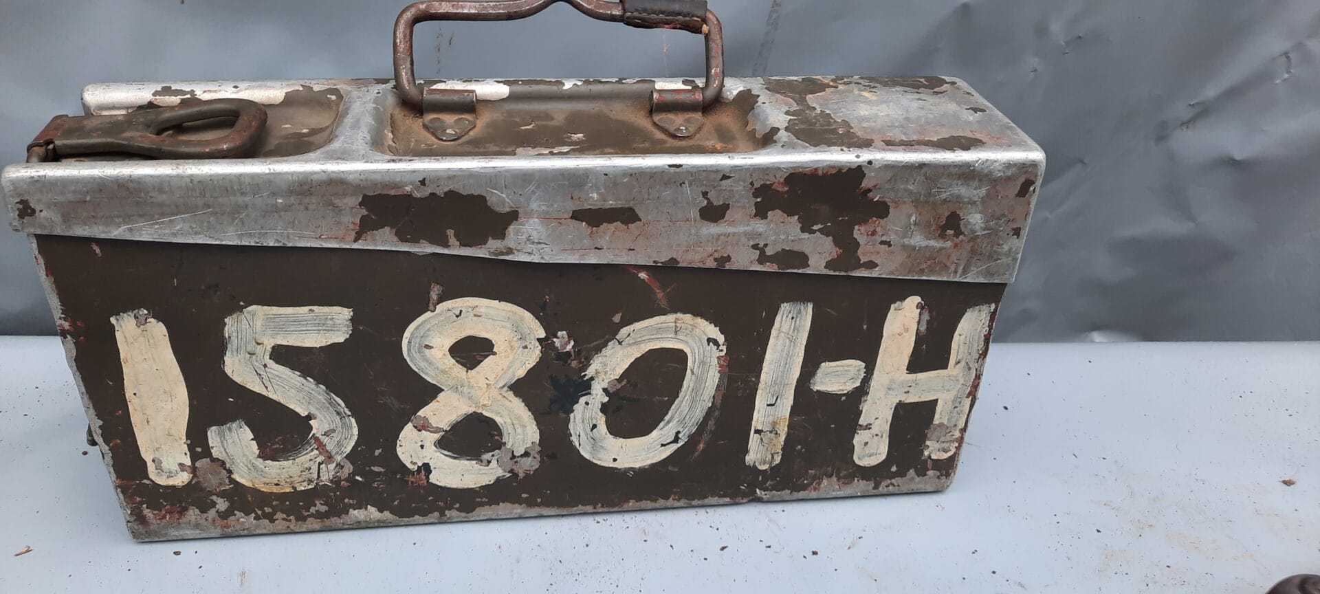 ww2 German aluminium mg ammo box