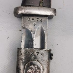 ww2 German k98 bayonet matching set