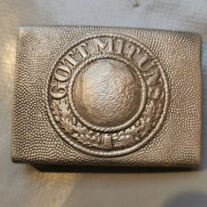 ww2 German belt buckle DE nazified