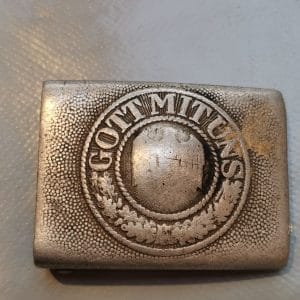 ww2 German belt buckle DE nazified