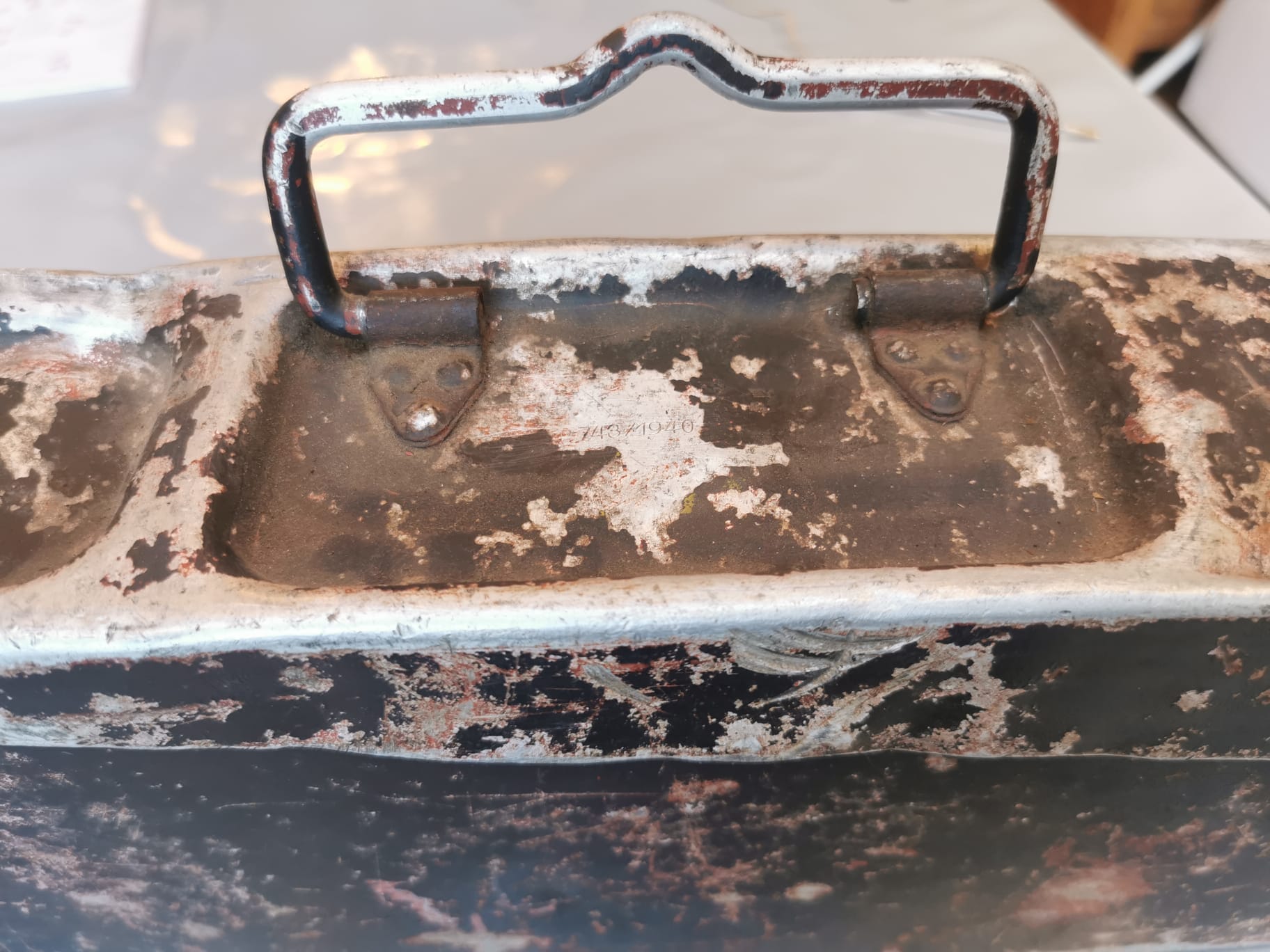 ww2 German aluminium mg ammo box - Image 3