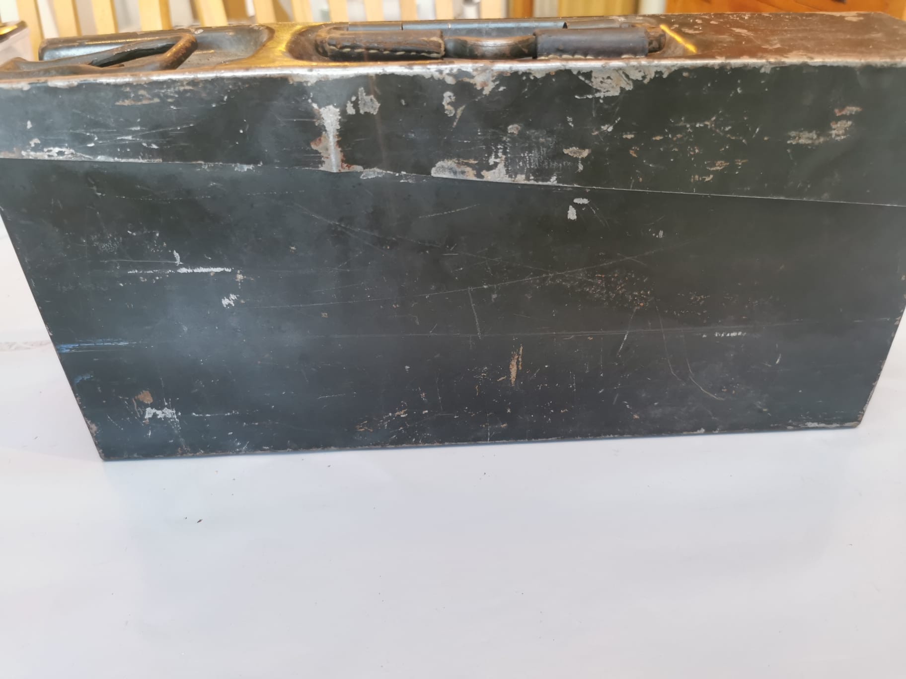 ww2 German steel mg ammo box - Image 12