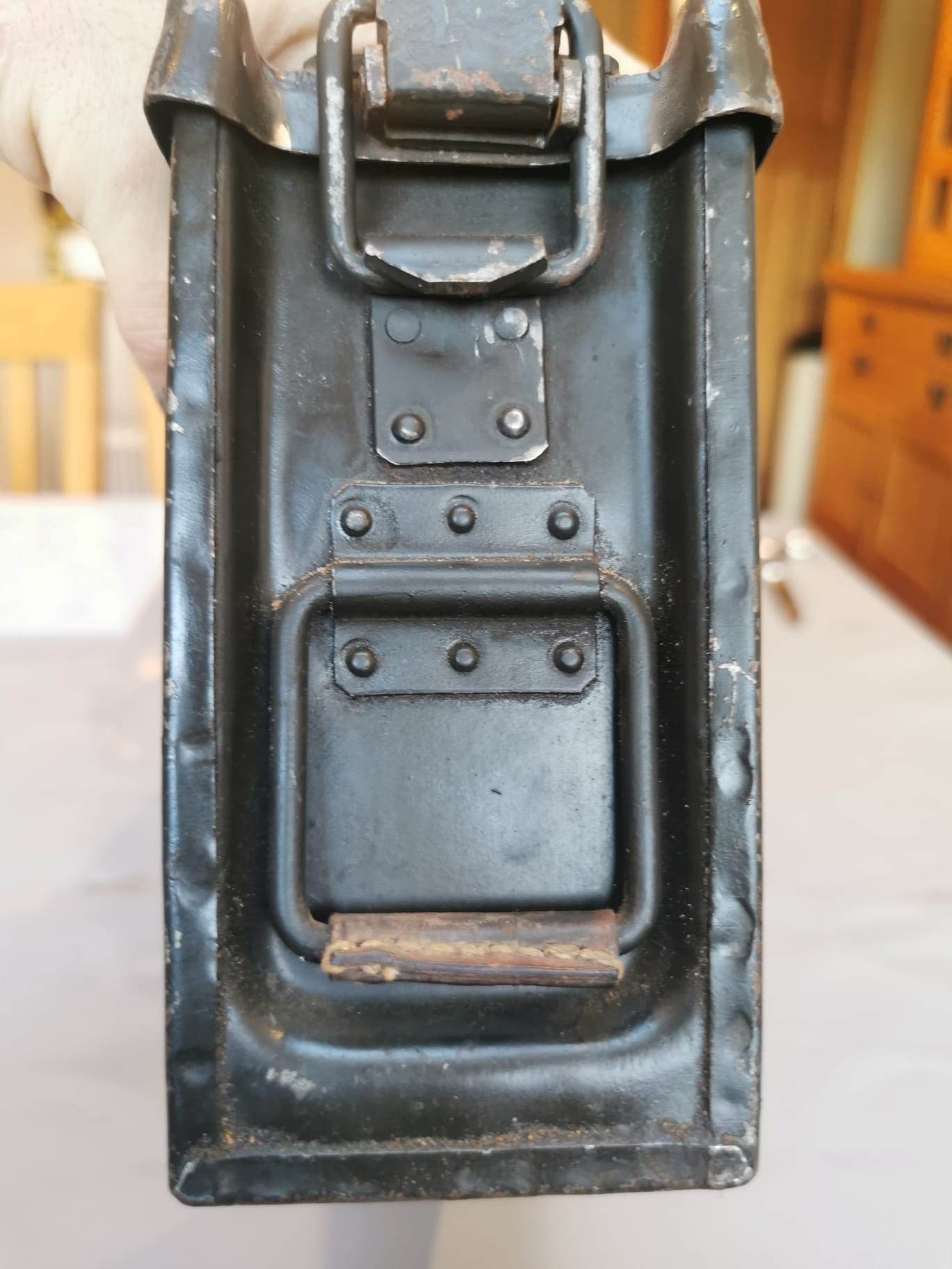 ww2 German steel mg ammo box - Image 13