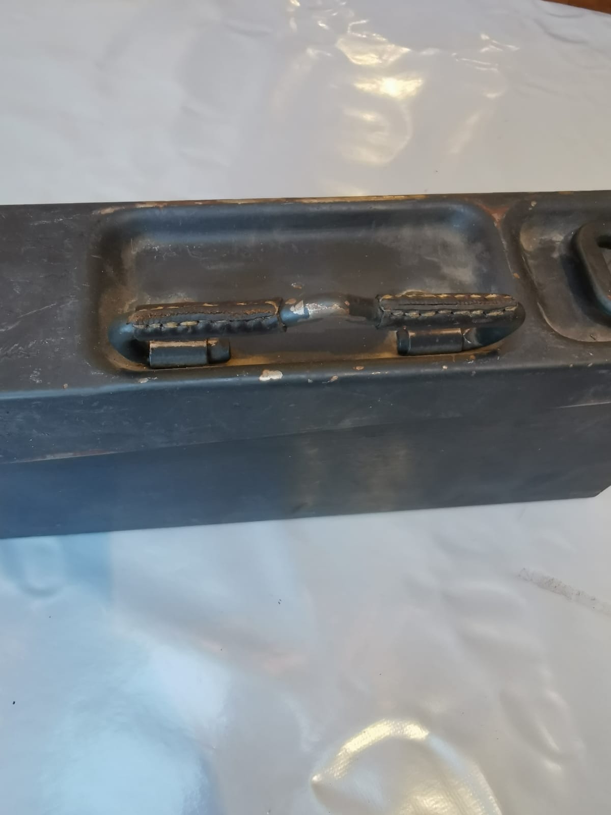 ww2 German steel mg ammo box - Image 8