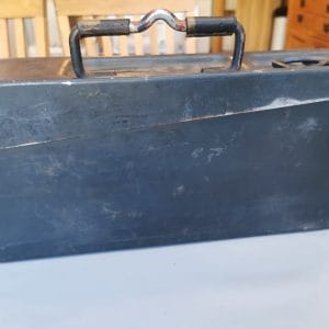 ww2 German aluminium mg ammo box with cans