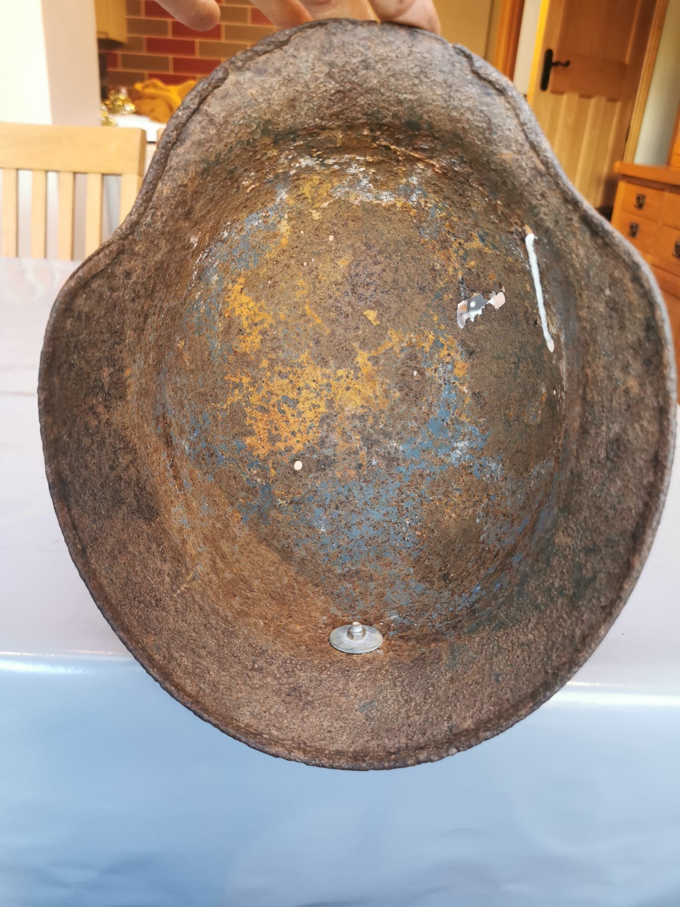ww2 German helmet m35 nice lid - Image 13