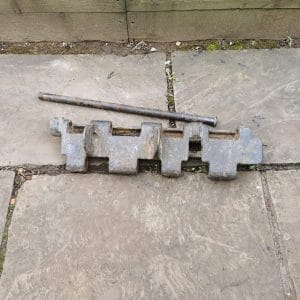 ww2 original German Tiger 1 tank track link  with pin panzer VI