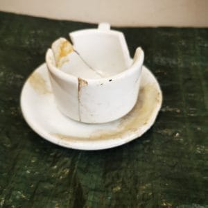 ww2 German porcelain ss reich cup and saucer
