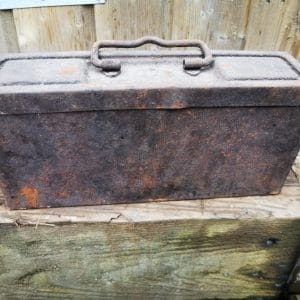 ww2 German steel mg ammo box relic #5