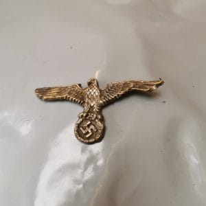 ww2 German Africa Corps Kriegsmarine Pith Helmet eagle badge #1