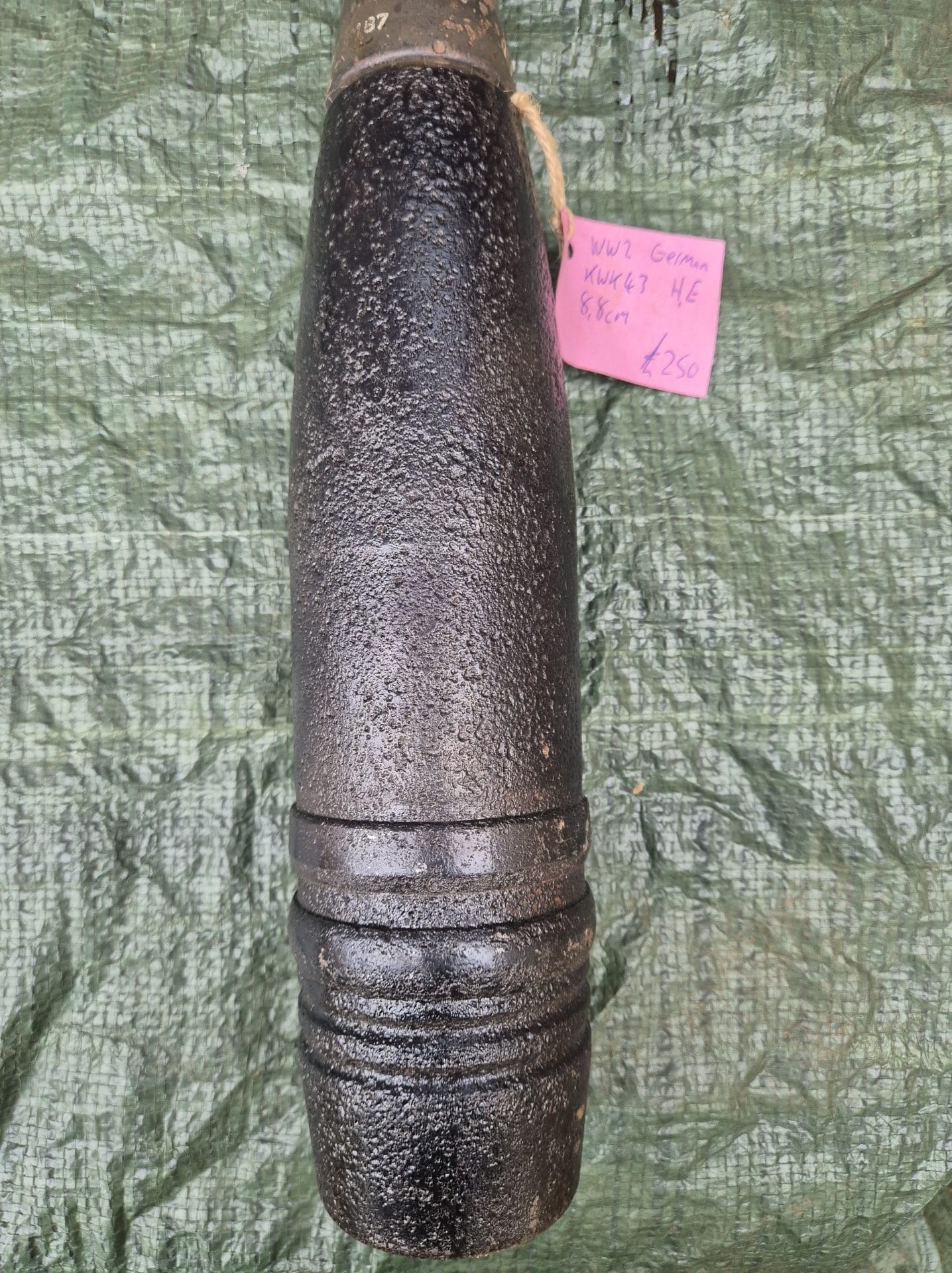 ww2 German kwk43 Tiger 2 / pak43 8,8cm HE head - Image 9