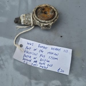 ww2 German bomber Heinkel electrical plug