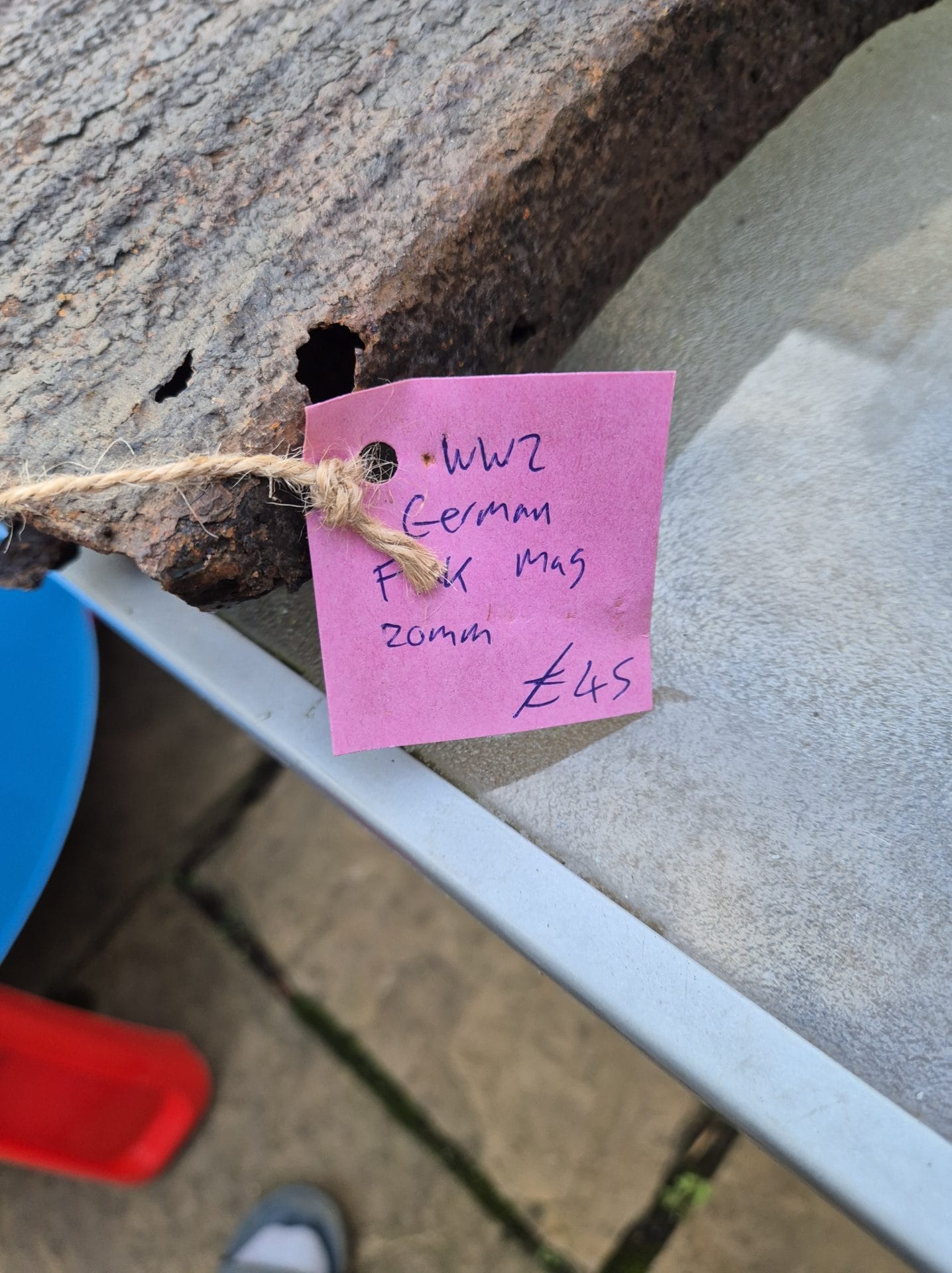 ww2 German 2cm flak magazine relic - Image 5